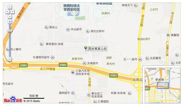 正常外表顯示的百度地圖 正常外表顯示的百度地圖